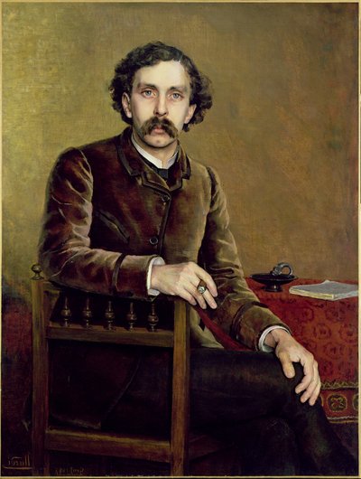 Portret Stephane Mallarme autorstwa Francois Nardi