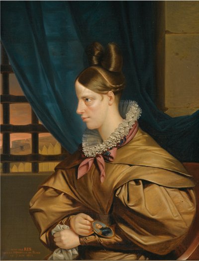 Księżna Berry (Marie Caroline de Bourbon Sicilies autorstwa Francois Nicholas Riss