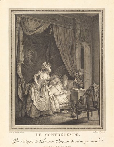 Porażka autorstwa Francois Nicolas Barthelemy Dequevauviller after Nicolas Lavreince