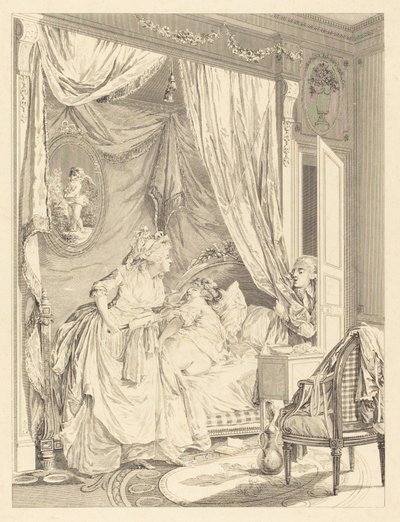 Porażka autorstwa Francois Nicolas Barthelemy Dequevauviller after Nicolas Lavreince