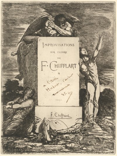 Fronton autorstwa Francois Nicolas Chifflart