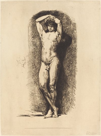 Akademia męska autorstwa Francois Nicolas Chifflart