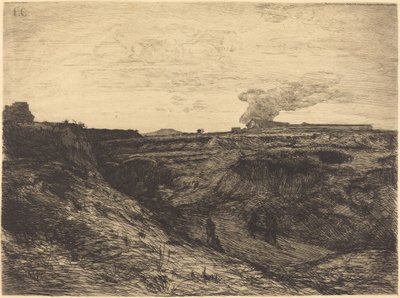 Kamieniołom w pobliżu Montmartre autorstwa Francois Nicolas Chifflart
