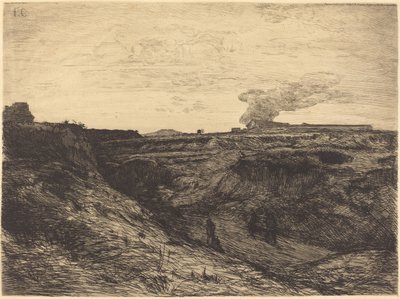 Kamieniołom w pobliżu Montmartre autorstwa Francois Nicolas Chifflart