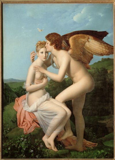 Kupidyn i Psyche ... autorstwa Francois Pascal Simon Baron Gerard