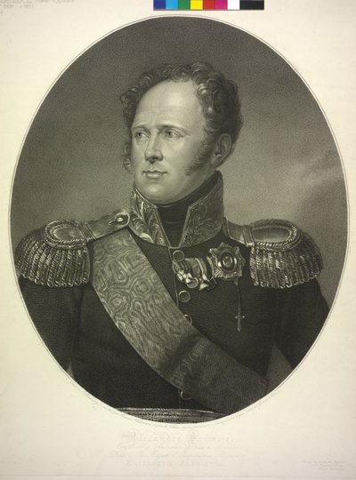 Cesarz Rosji Aleksander I autorstwa Francois Pascal Simon Baron Gerard