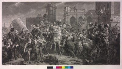 Henryk IV z Francji w Paryżu w dniu 22. marca 1594 r. autorstwa Francois Pascal Simon Baron Gerard