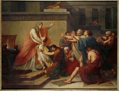 Józef rozpoznany przez swoich braci (obraz na płótnie) autorstwa Francois Pascal Simon Baron Gerard