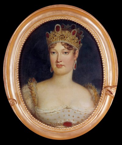 Medalion portret Impress Marie-Louise (Marie Louise z Habsburg Lorraine autorstwa Baron François Pascal Simon Gérard