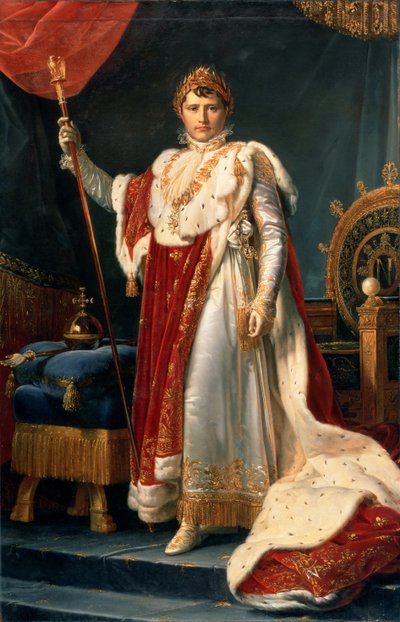 Napoleon Bonaparte (1769-1821) (olej na płótnie) autorstwa Baron François Pascal Simon Gérard