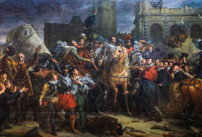 Przybycie Henryka IV do Paryża autorstwa Francois Pascal Simon Baron Gerard