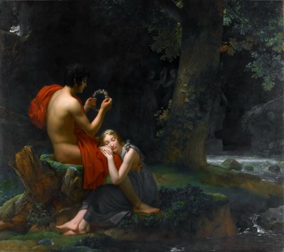 Daphnis i Chloë autorstwa Francois Pascal Simon Gerard