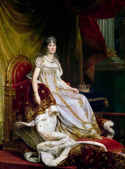 Joséphine de Beauharnais, pierwsza żona Napoleona Bonaparte 1763-1814 w stroju koronacyjnym, 1807-1808 autorstwa Francois Pascal Simon Gerard