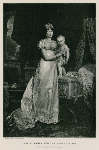 Maria Louisa i król Rzymu autorstwa Francois Pascal Simon Gerard