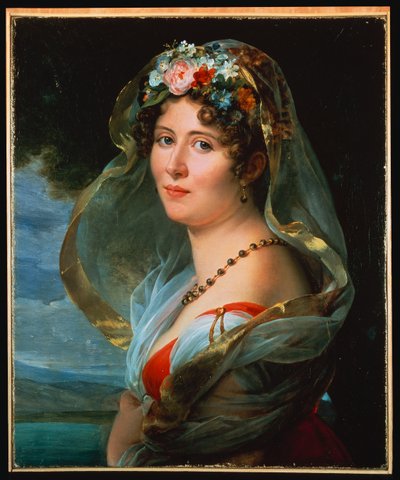 Portrait of Constance Ossolinska Lubienska autorstwa Francois Pascal Simon Gerard