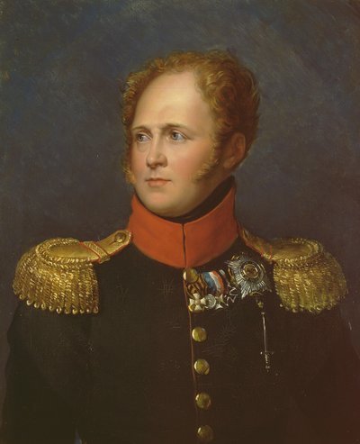 Portret cesarza Aleksandra I 1777-1825, ok. 1814 autorstwa Francois Pascal Simon Gerard