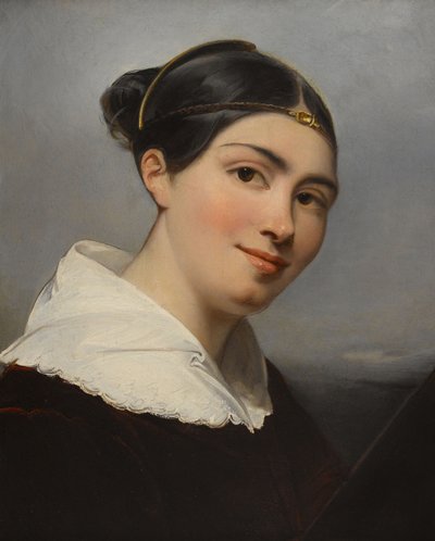 Portret Julie Duvidal de Montferrier 1797-1865, 1830. autorstwa Francois Pascal Simon Gerard