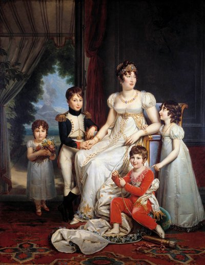 Portret Marie-Annonciade powiedział Caroline Bonaparte autorstwa Francois Pascal Simon Gerard