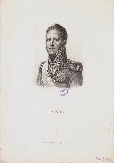 Portret marszałka Michela Neya, 1814 autorstwa Francois Pascal Simon Gerard