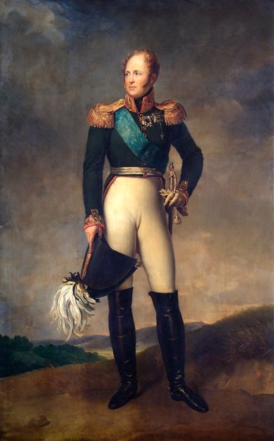 Portret cara Aleksandra I Rosji, 1817 autorstwa Francois Pascal Simon Gerard