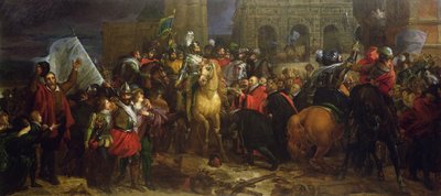 Wjazd Henryka IV do Paryża w dniu 22 marca 1594 r., c.1816 autorstwa Francois Pascal Simon Gerard
