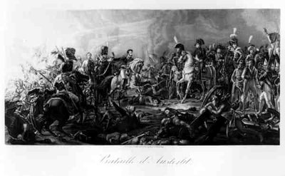 Bitwa pod Austerlitz: generał Rapp, gubernator Dantzig (1772-1821) przedstawia pokonanego księcia Repnina Napoleonowi w 1805 roku autorstwa Francois Pascal Simon after Gerard