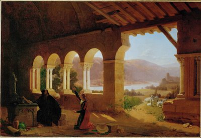 Pustelnia Vaucouleurs autorstwa Francois Richard (1777 1852) Fleury