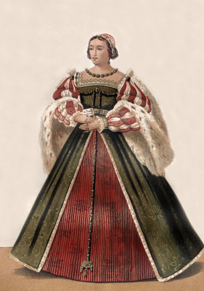 Eleonora Austriacka (litografia) autorstwa Francois Roger de Gaignieres