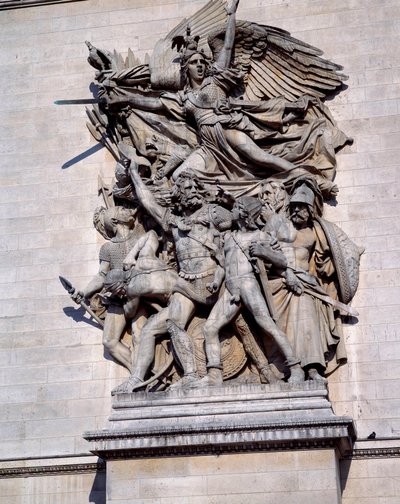 Marsylianka z Łuku Triumfalnego w Paryżu. Rzeźba Francois Rude (1784 - 1855) autorstwa Francois Rude