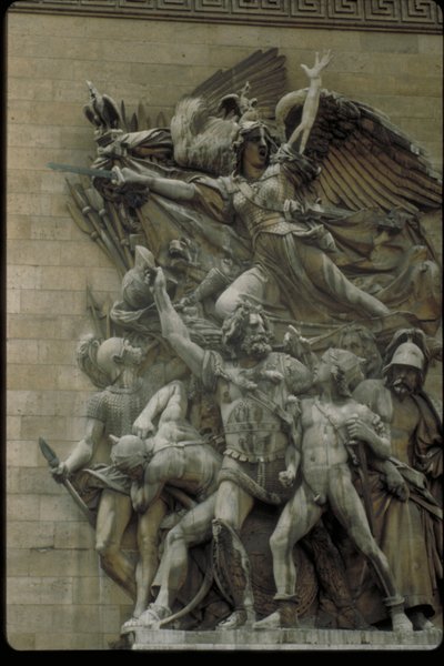 Wyjazd ochotników w 1792 r. autorstwa Francois Rude