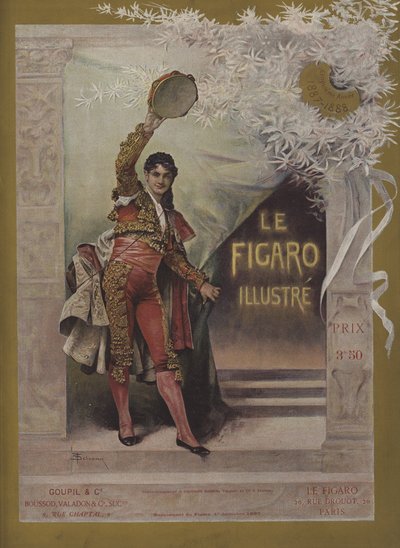 Okładka Le Figaro Illustre, 1 grudnia 1887 autorstwa Francois Schommer