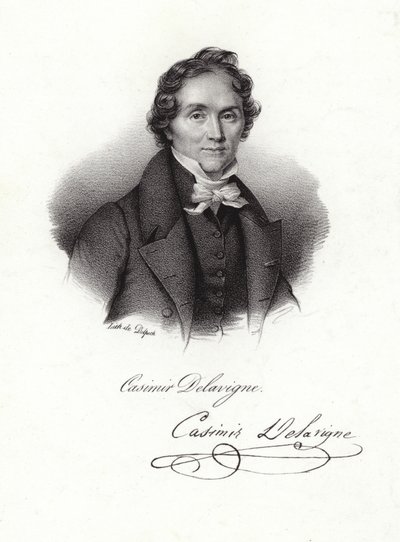 Kazimierz Delavigne autorstwa Francois Seraphin Delpech