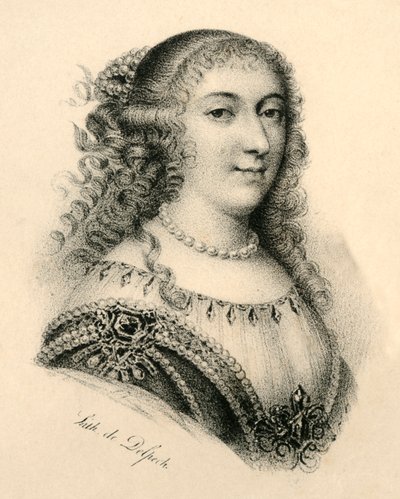 Mademoiselle de Montpensier, 1627-1693, c1830. autorstwa Francois Seraphin Delpech