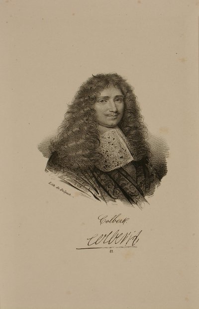 Portret Jeana Baptiste Colberta (1619-83) autorstwa Francois Seraphin Delpech