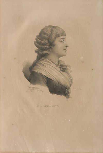 Portret Madame Roland 1754-1793, 1825. autorstwa Francois Seraphin Delpech