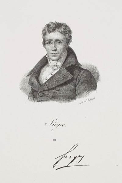 Portret Emmanuela Josepha Sieyèsa autorstwa Francois Seraphin Delpech