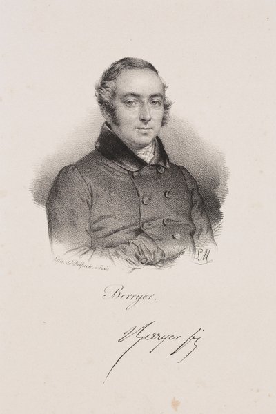Portret polityka Pierre’a-Antoine’a Berryera autorstwa Francois Seraphin Delpech