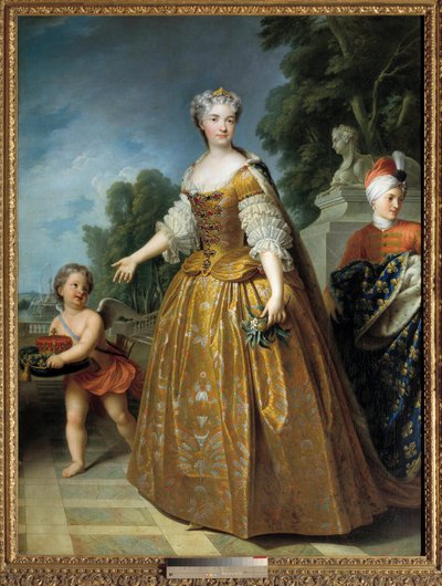 Portret Marii Leszczyńskiej (lub Leszczyńskiej autorstwa Francois Stiemart