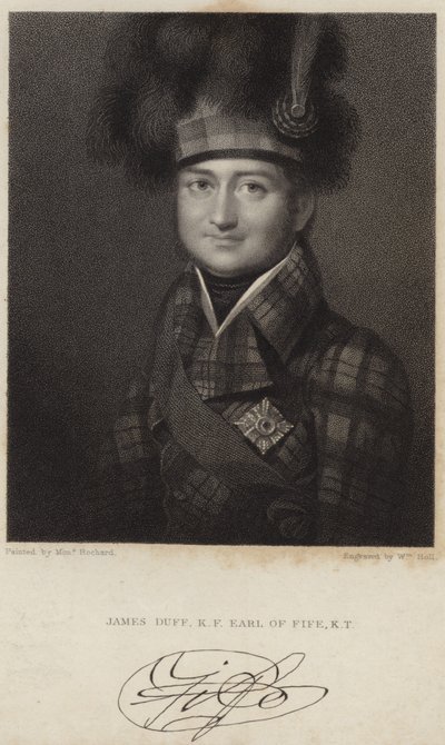 Portret Jamesa Duffa; Hrabia Fife autorstwa Francois Theodore Rochard