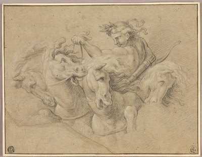 Apollo i jego konie autorstwa Francois Verdier