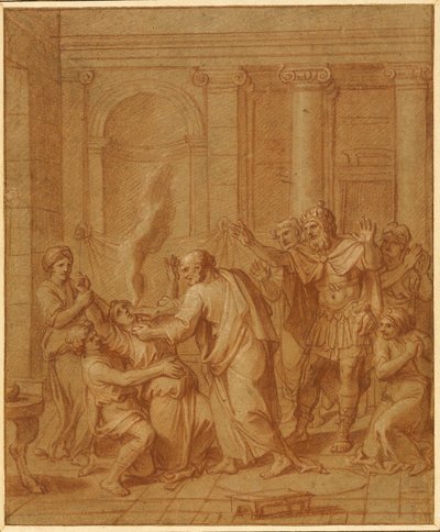 Śmierć Safiry autorstwa Francois Verdier