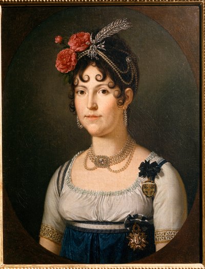 Portret Marii Luizy z Hiszpanii, księżnej Lukki. XIX wiek (malarstwo) autorstwa Francois Xavier Fabre