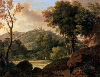 Wieś wokół Florencji, Włochy, koniec XVIII i XIX w. autorstwa Francois Xavier Fabre