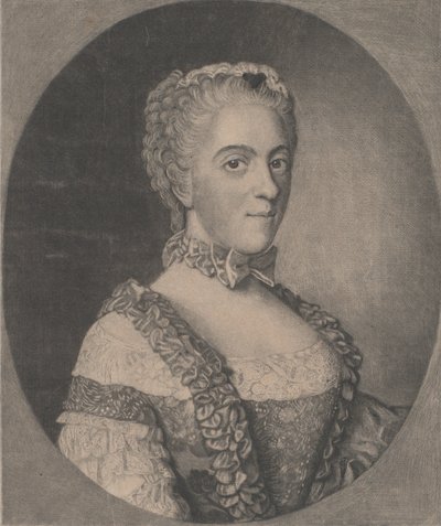 Portret pani Anny-Henriette z Francji, 1750. autorstwa Francois Xavier Vispre