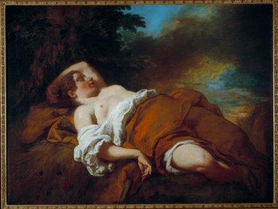 Uśpiony kombajn. Obraz Francois De Troy (1645-1730) autorstwa Francois de Troy