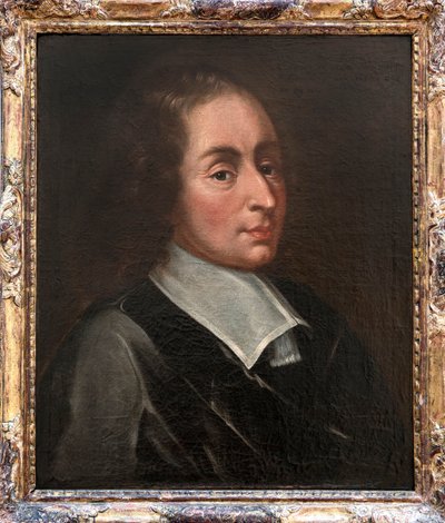Portret Blaise Pascal - Portret Blaise Pascal autorstwa François II Quesnel (1637-1699) - Clermont-Ferrand autorstwa Francois the Younger (after) Quesnel