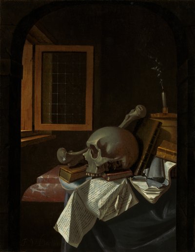 próżność martwa natura, ok. 1650 autorstwa Francois van Daellen
