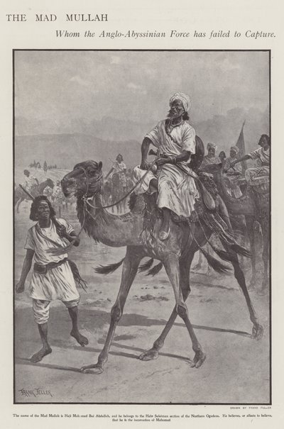 Mohammed Abdullah Hassan, „Szalony Mułła”, somalijski przywódca religijny i wojskowy (lit) autorstwa Frank (after) Feller