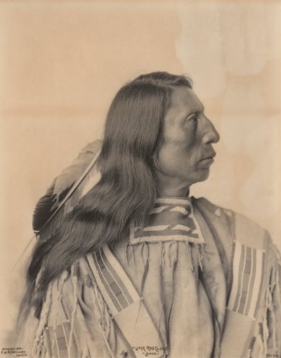 Portret Jacka Red Clouda, Indianina Siuksów, koniec XIX wieku. autorstwa Frank A. Rinehart