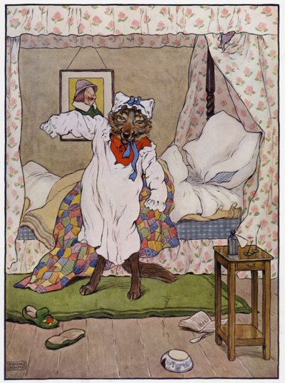 Czerwony Kapturek (kolor lito) autorstwa Frank Adams